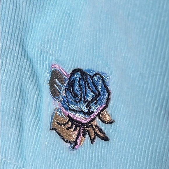 Vintage Desert Diva By Sherry Holt NWT Elegant Blue Corduroy Country Dress - Picture 8 of 10